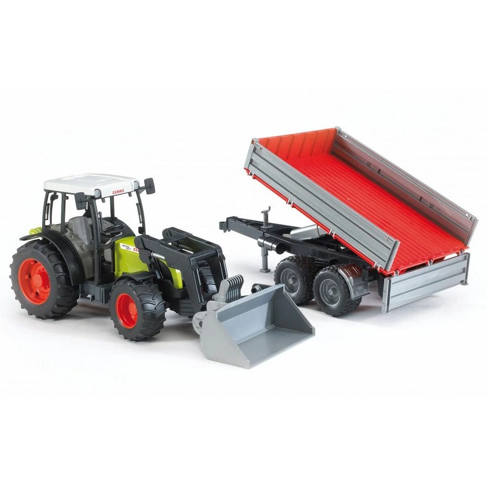 Bruder Tractor Met Aanhanger 1 Bruder Tractor Met Aanhanger