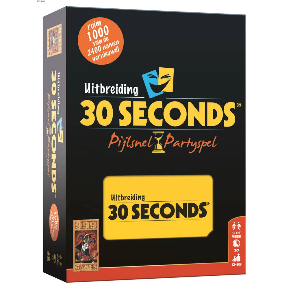 999 Games 30 Seconds Uitbreidingsset 2 999 Games 30 Seconds Uitbreidingsset - Afbeelding 2