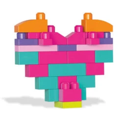 Mega Bloks First Builders Blokkenzak - 60 Stuks - Roze -Speelwereld Plezier 1204941 a3e69d84