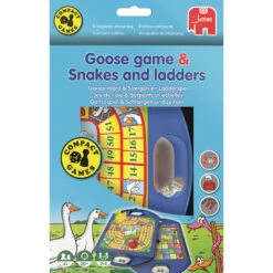 Jumbo Ganzenbord & Slangen En Ladders Reisspel -Speelwereld Plezier 1288985 bc0115b9