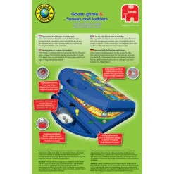 Jumbo Ganzenbord & Slangen En Ladders Reisspel -Speelwereld Plezier 1288985 003