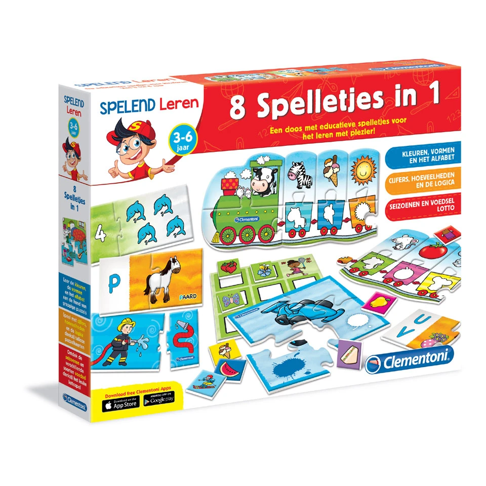 Clementoni 8 Spelletjes In 1 1 Clementoni 8 Spelletjes In 1