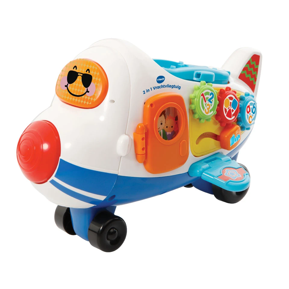 VTech Toet Toet Auto's 2-in-1 Vrachtvliegtuig Vince 1 VTech Toet Toet Auto's 2-in-1 Vrachtvliegtuig Vince