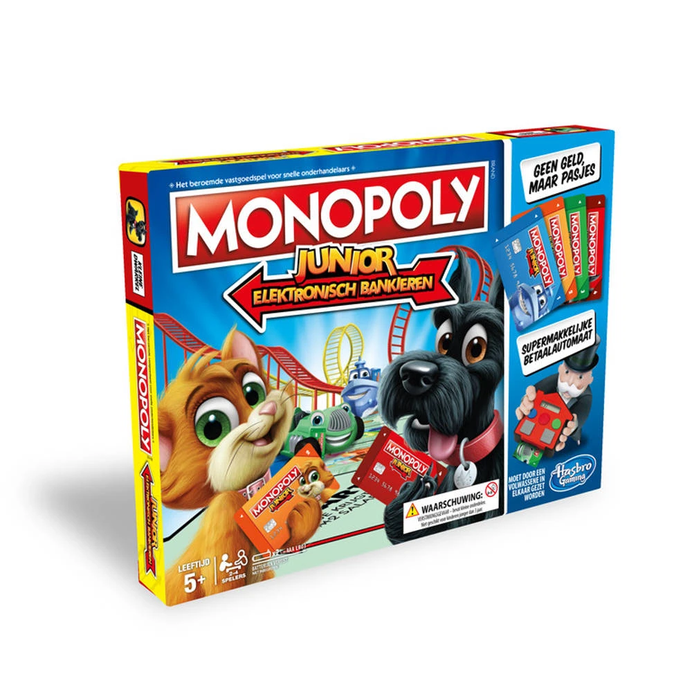 Hasbro Gaming Monopoly Junior Elektronisch Bankieren 2 Hasbro Gaming Monopoly Junior Elektronisch Bankieren - Afbeelding 2