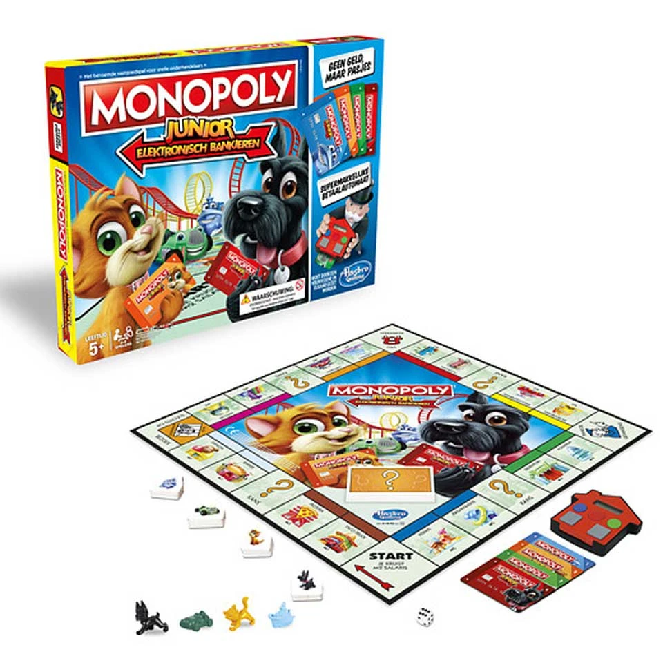 Hasbro Gaming Monopoly Junior Elektronisch Bankieren 1 Hasbro Gaming Monopoly Junior Elektronisch Bankieren