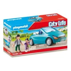 PLAYMOBIL City Life Papa Met Dochter En Cabrio 70285