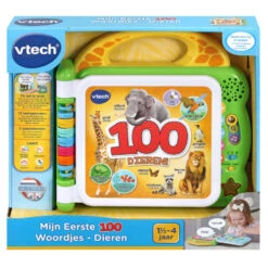 VTech Mijn Eerste 100 Woordjes Dieren -Speelwereld Plezier 1981038 7935b360