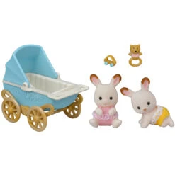 Sylvanian Families Tweeling Chocoladekonijn Met Kinderwagen 5432 7 Sylvanian Families Tweeling Chocoladekonijn Met Kinderwagen 5432 -Speelwereld Plezier 1982155 0f80949a
