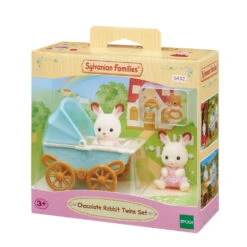 Sylvanian Families Tweeling Chocoladekonijn Met Kinderwagen 5432