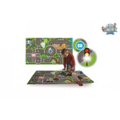 Kids Globe Verkeerskleed Met LED Verkeerslichten - 72 X 120 Cm