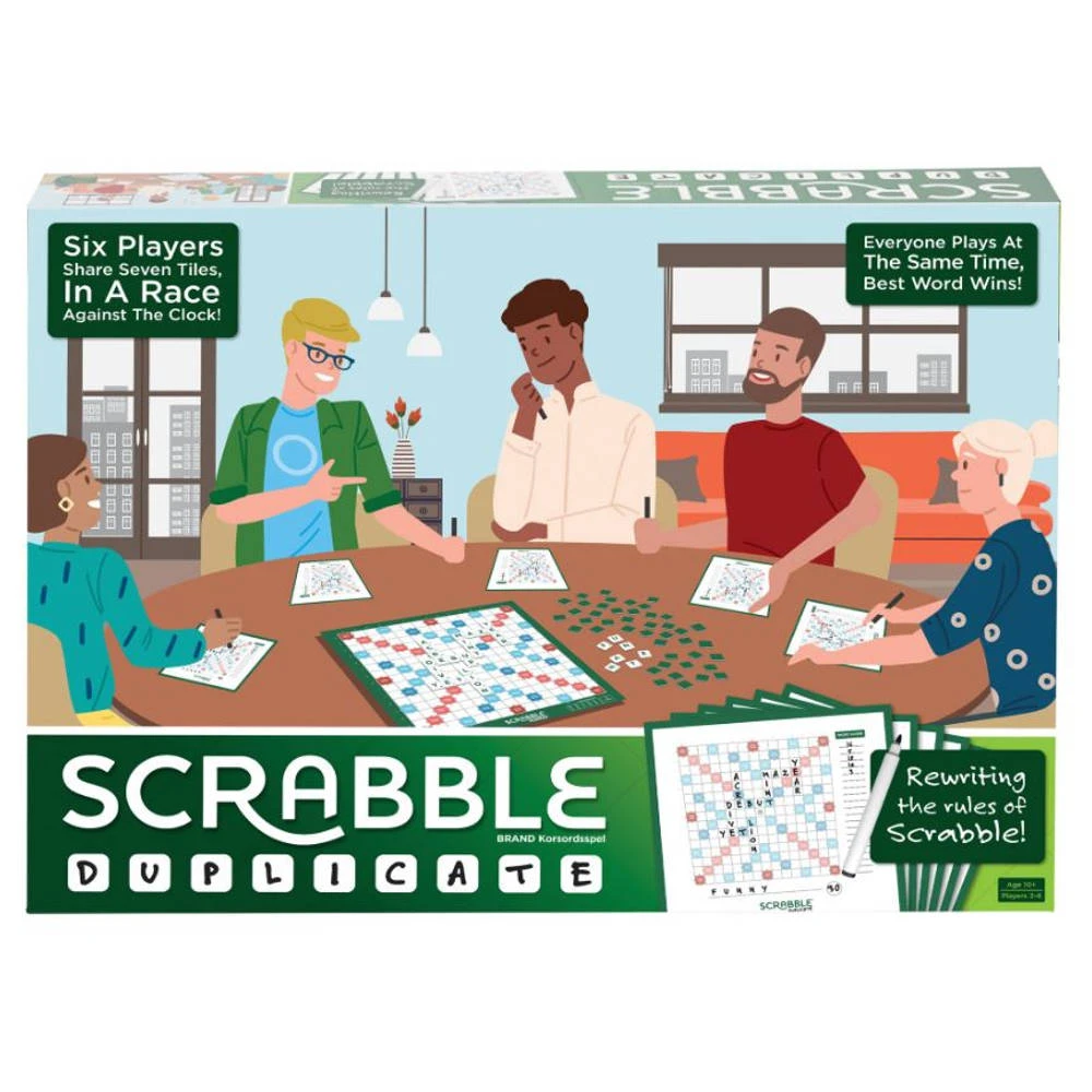 Mattel Games Scrabble Duplicate 1 Mattel Games Scrabble Duplicate