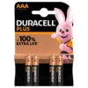 Duracell Alka Plus AAA-batterijen Set 4-delig