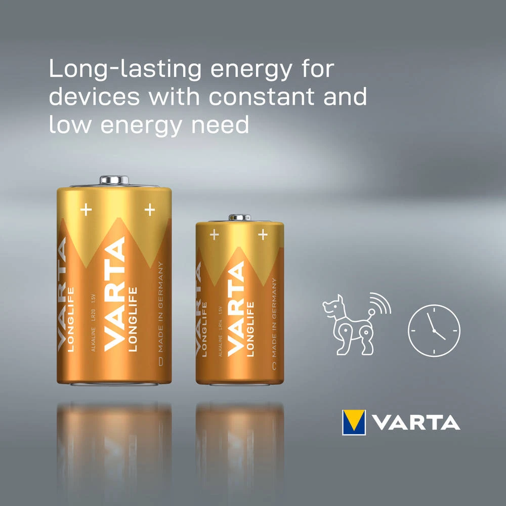 No Brand Varta Longlife Alkaline C-batterijen 2-delig 3 No Brand Varta Longlife Alkaline C-batterijen 2-delig - Afbeelding 3