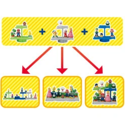 No Brand Super Mario Balancing Game Castle Stage Mario En Peach -Speelwereld Plezier 1985268 2d5faf7b