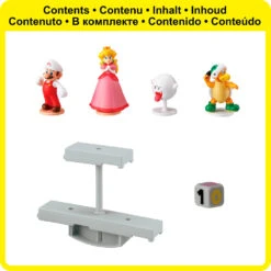 No Brand Super Mario Balancing Game Castle Stage Mario En Peach -Speelwereld Plezier 1985268 f0269893