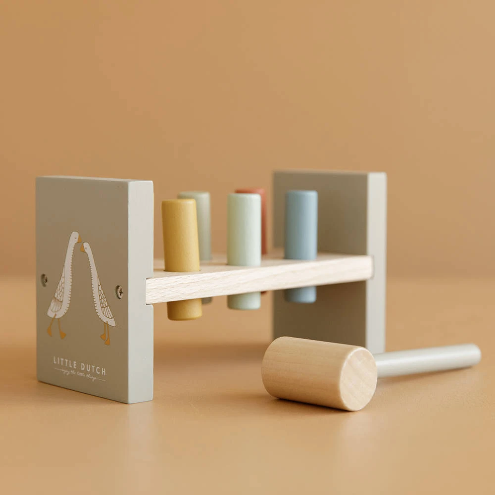 Little Dutch Houten Hamerbank Little Goose 6 Little Dutch Houten Hamerbank Little Goose - Afbeelding 6