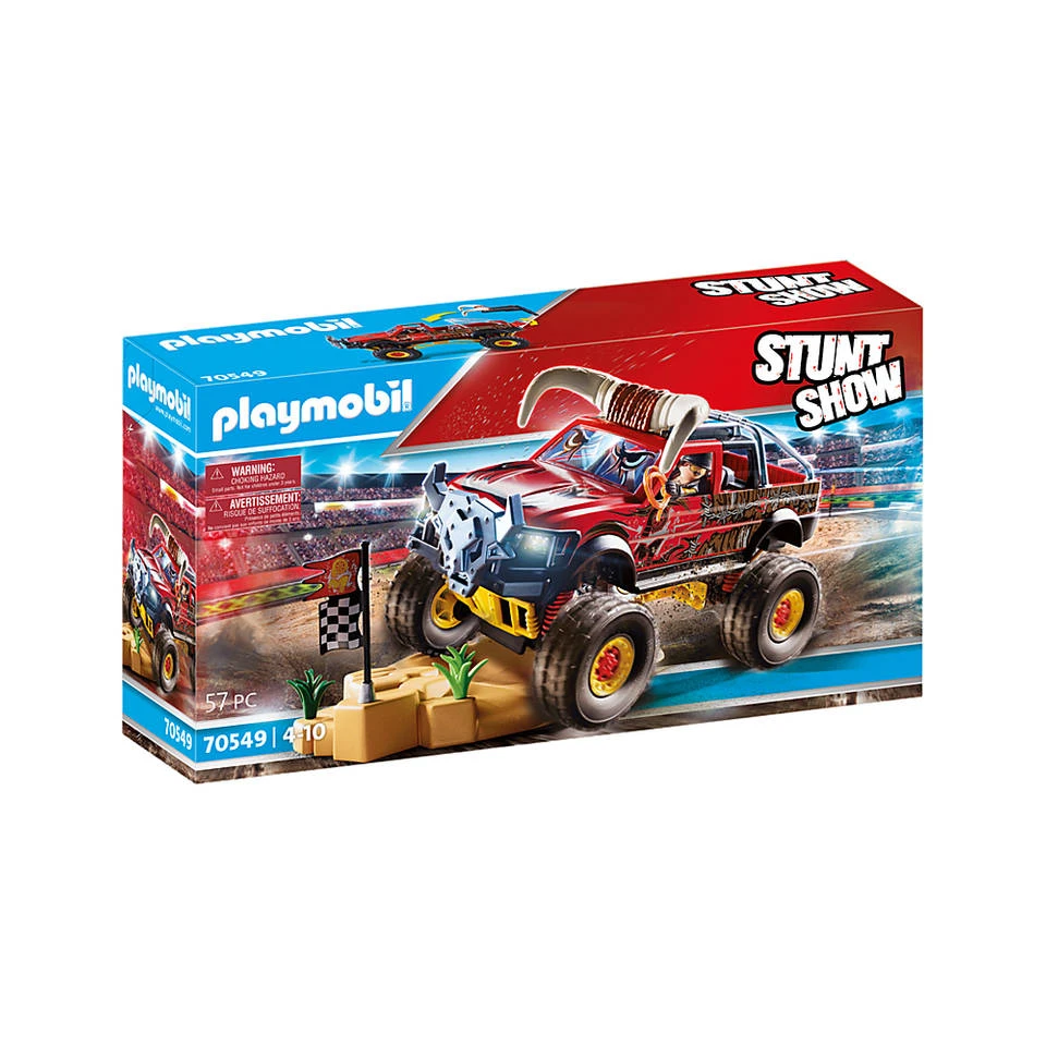 PLAYMOBIL Stuntshow Monstertruck Met Hoorns 70549 1 PLAYMOBIL Stuntshow Monstertruck Met Hoorns 70549