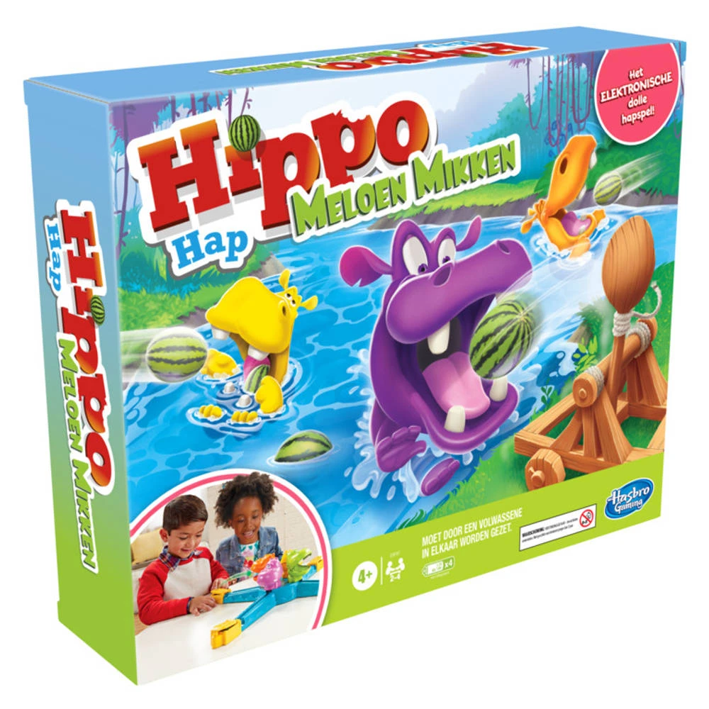 Hasbro Gaming Hippo Hap Meloen Mikken 2 Hasbro Gaming Hippo Hap Meloen Mikken - Afbeelding 2