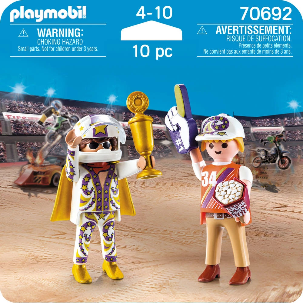 PLAYMOBIL Duopack Stuntshow-team 70692 2 PLAYMOBIL Duopack Stuntshow-team 70692 - Afbeelding 2