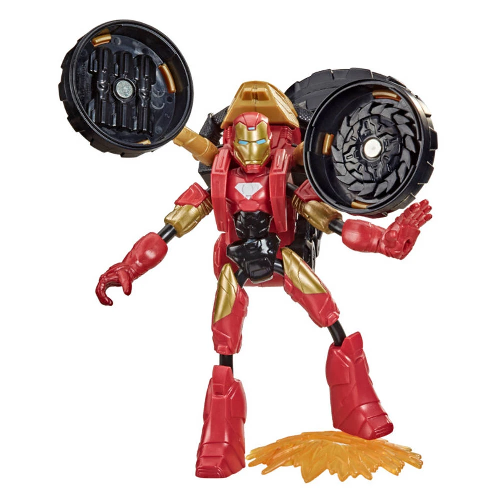 Hasbro Marvel Avengers Bend And Flex Rider Iron Man 6 Hasbro Marvel Avengers Bend And Flex Rider Iron Man - Afbeelding 6