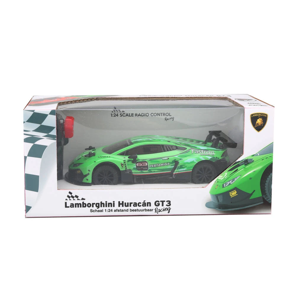 No Brand Op Afstand Bestuurbare Lamborghini - 1:24 - Groen 2 No Brand Op Afstand Bestuurbare Lamborghini - 1:24 - Groen - Afbeelding 2
