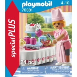 PLAYMOBIL Special Plus Banketbakker Met Toetjes 70381 -Speelwereld Plezier 1989295 a29a7e5b