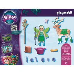 PLAYMOBIL Adventures Of Ayuma Forest Fairy Met Totemdier 70806 -Speelwereld Plezier 1989324 6252a626