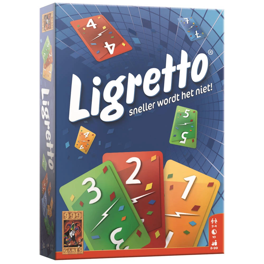 999 Games Ligretto - Blauw 2 999 Games Ligretto - Blauw - Afbeelding 2