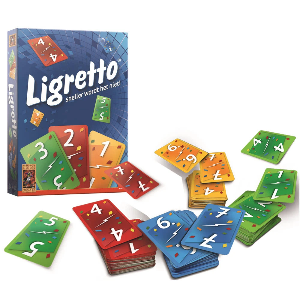 999 Games Ligretto - Blauw 1 999 Games Ligretto - Blauw
