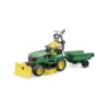 Bruder Bworld John Deere Zitmaaier Met Aanhanger