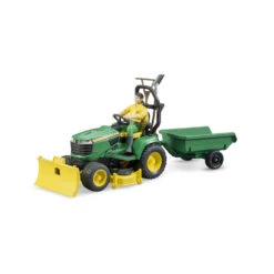 Bruder Bworld John Deere Zitmaaier Met Aanhanger