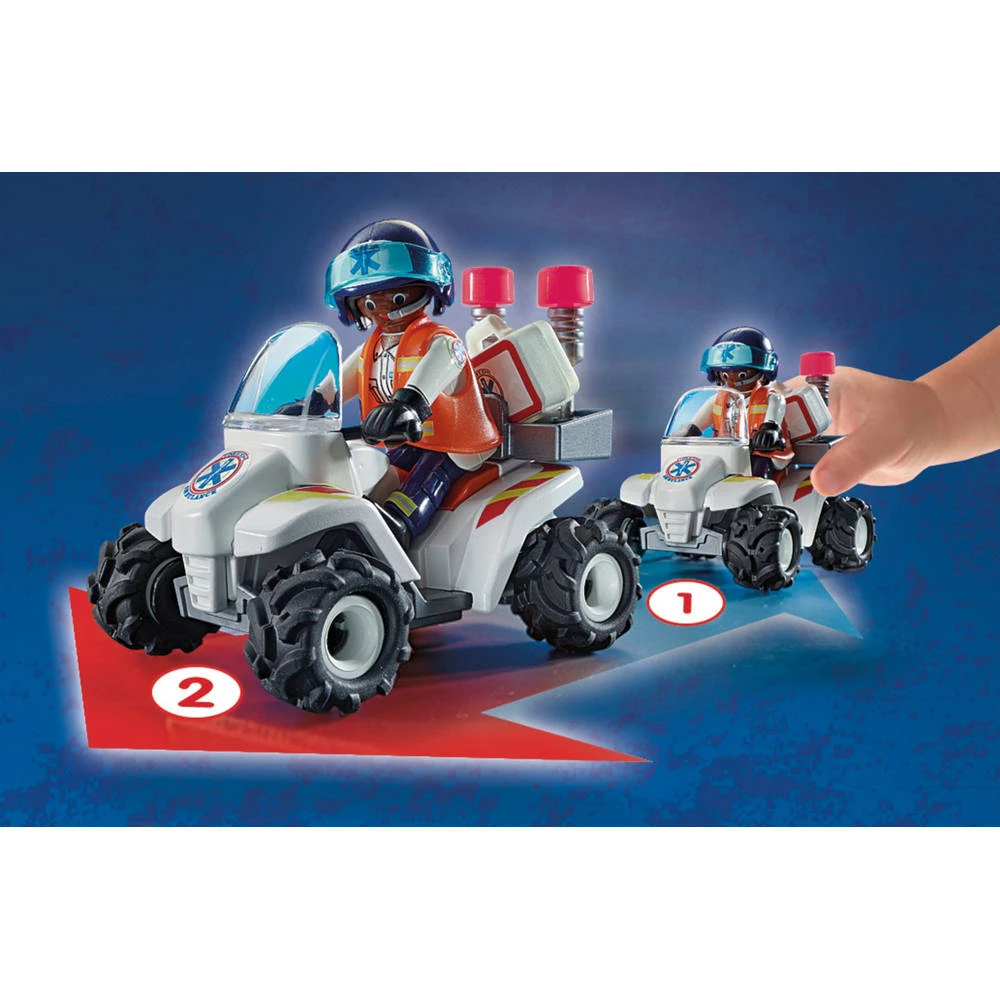 PLAYMOBIL City Life Reddingsdienst Speed Quad 71091 4 PLAYMOBIL City Life Reddingsdienst Speed Quad 71091 - Afbeelding 4