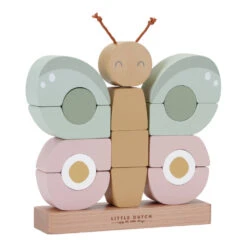 Little Dutch Flowers & Butterflies Stapelblokken Vlinder -Speelwereld Plezier 1992896 a7b4db1d