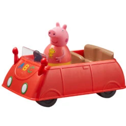 No Brand Peppa Pig Weebles Rode Auto -Speelwereld Plezier 1993040 2d4c190e