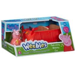 No Brand Peppa Pig Weebles Rode Auto -Speelwereld Plezier 1993040 e27c7a18