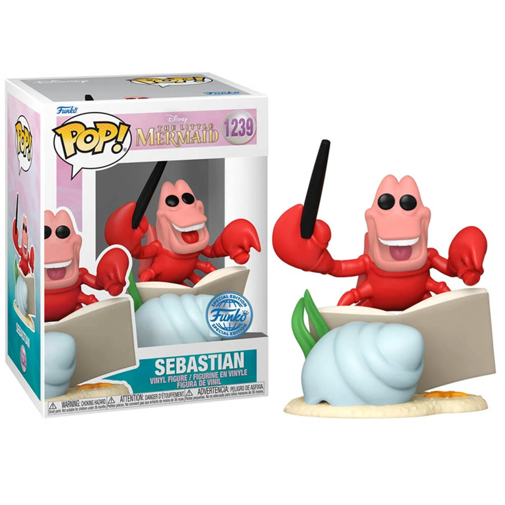 Funko Pop! Figuur Disney The Little Mermaid Sebastian 2 Funko Pop! Figuur Disney The Little Mermaid Sebastian - Afbeelding 2