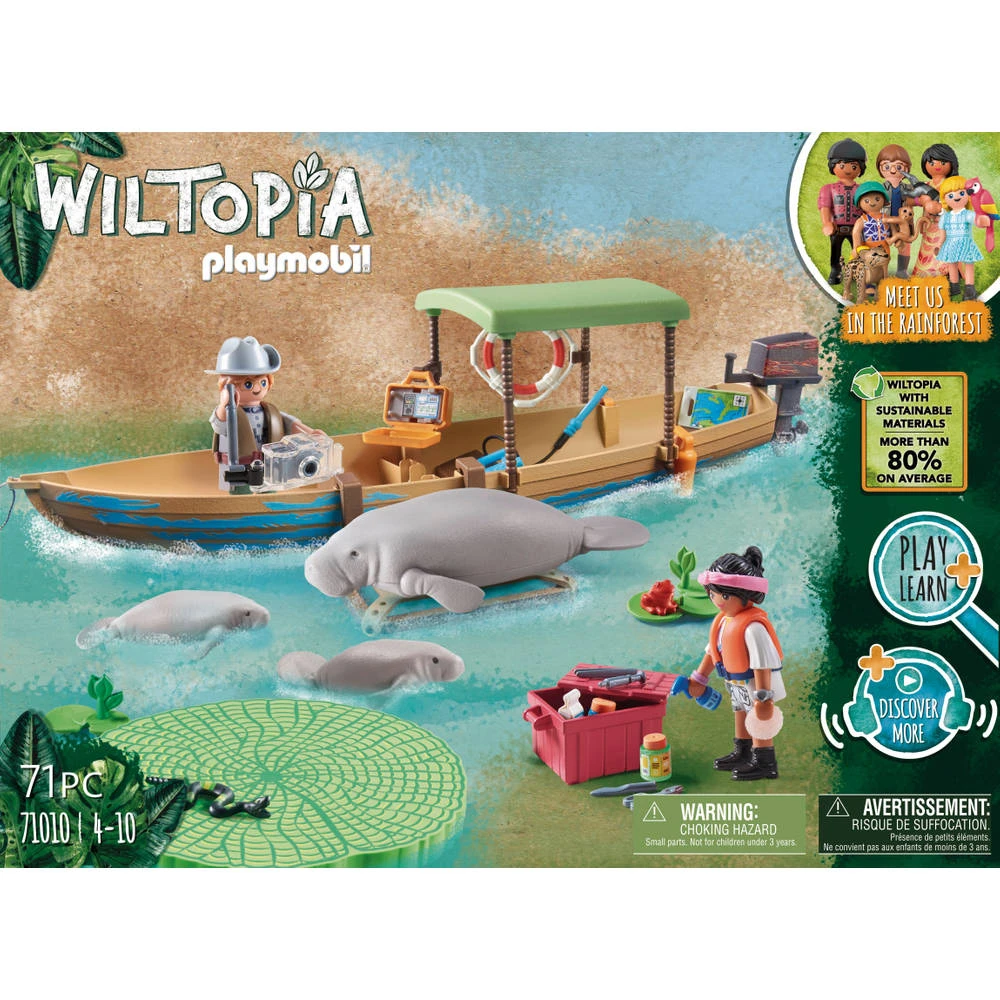PLAYMOBIL Wiltopia Boottocht Naar De Zeekoeien 71010 5 PLAYMOBIL Wiltopia Boottocht Naar De Zeekoeien 71010 - Afbeelding 5