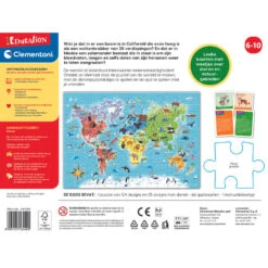 Clementoni Ontdek De Wereld Legpuzzel - 124 Stukjes -Speelwereld Plezier 1993786 04a600b4