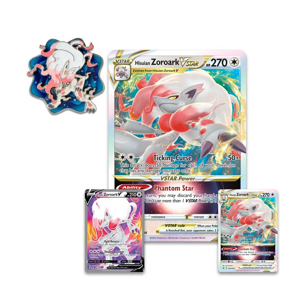 ASMODEE Pokémon TCG V STAR Hisuian Zoroark Premium Collection 2 ASMODEE Pokémon TCG V STAR Hisuian Zoroark Premium Collection - Afbeelding 2