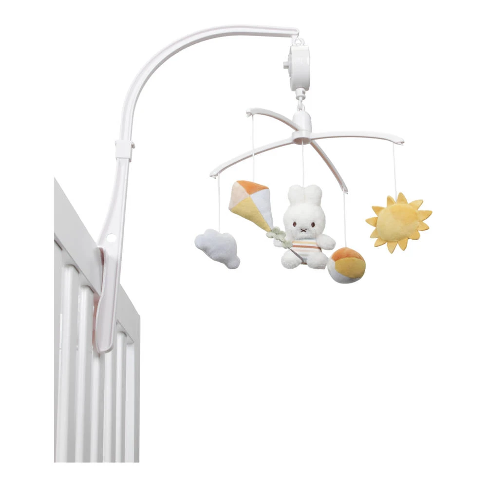 Nijntje X Little Dutch Vintage Sunny Stripes Muziekmobiel 1 Nijntje X Little Dutch Vintage Sunny Stripes Muziekmobiel