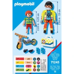 PLAYMOBIL City Life Verpleegkundige Met Patiënt 71245 -Speelwereld Plezier 1995216 56b6c859