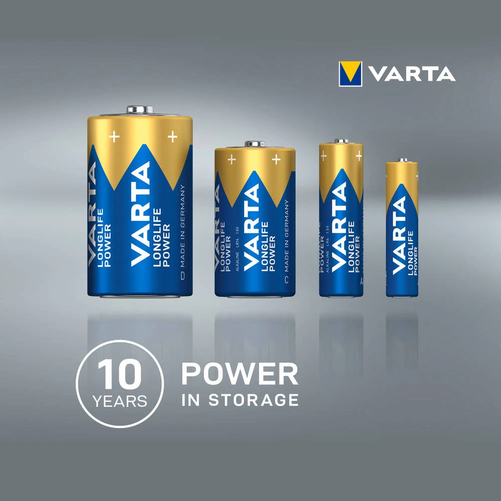 No Brand Varta Longlife Power C-batterijen - 2-delig 3 No Brand Varta Longlife Power C-batterijen - 2-delig - Afbeelding 3