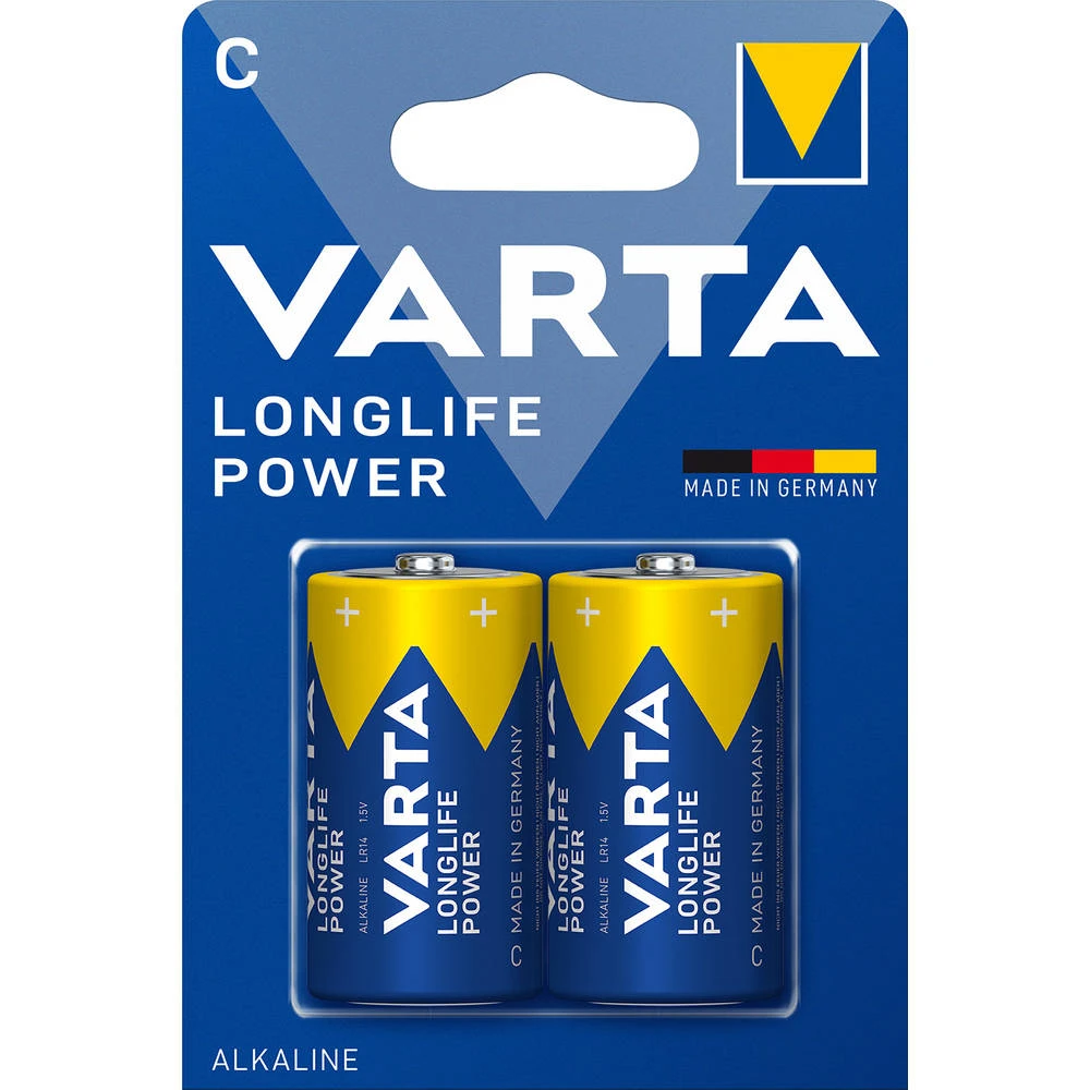 No Brand Varta Longlife Power C-batterijen - 2-delig 1 No Brand Varta Longlife Power C-batterijen - 2-delig