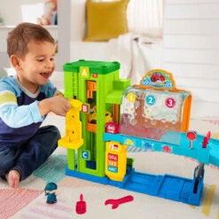 Fisher Price Fisher-Price Little People Leer Garage -Speelwereld Plezier 1995783 bab95432