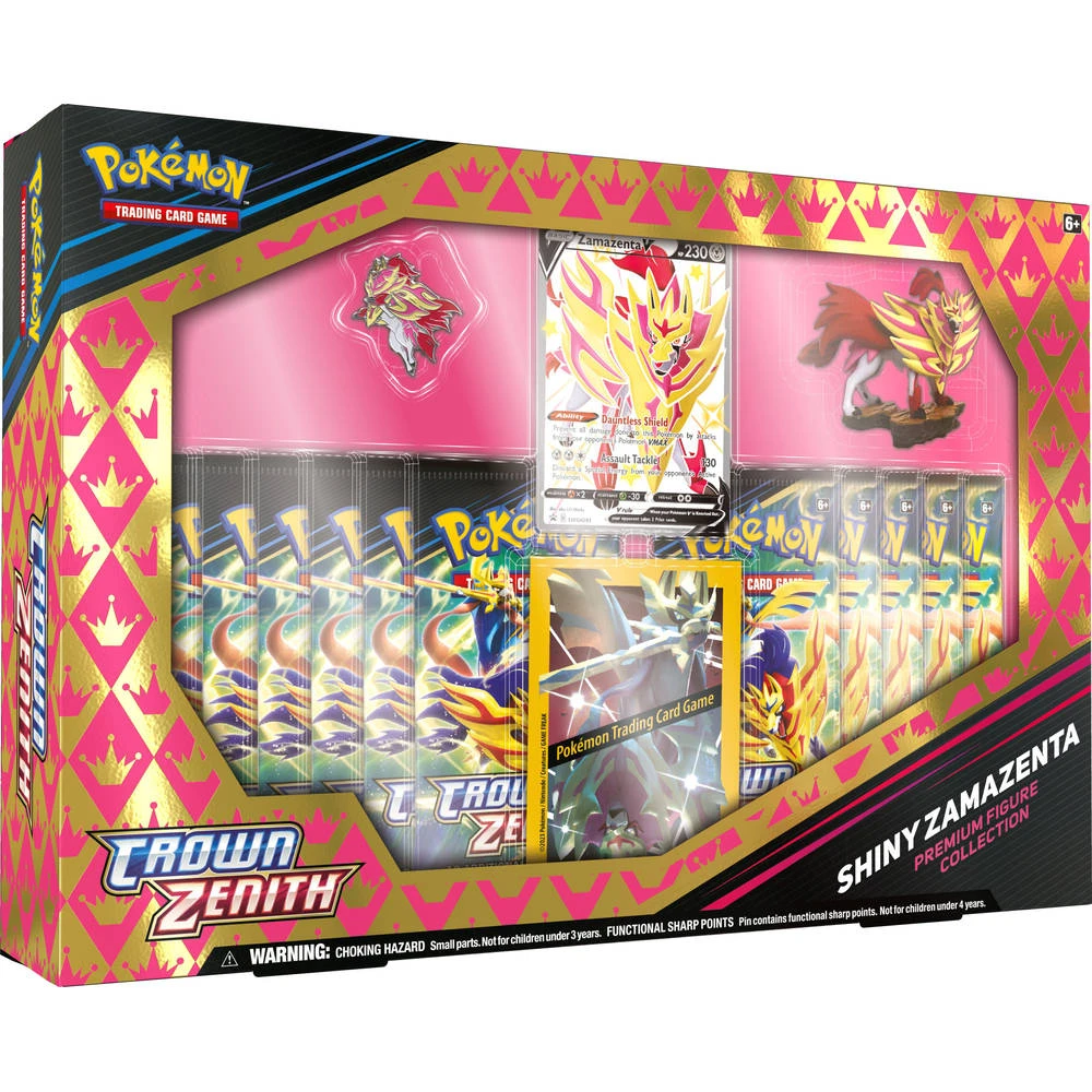 ASMODEE Pokémon TCG Crown Zenith Premium Figure Collection Shiny Zamazenta 1 ASMODEE Pokémon TCG Crown Zenith Premium Figure Collection Shiny Zamazenta