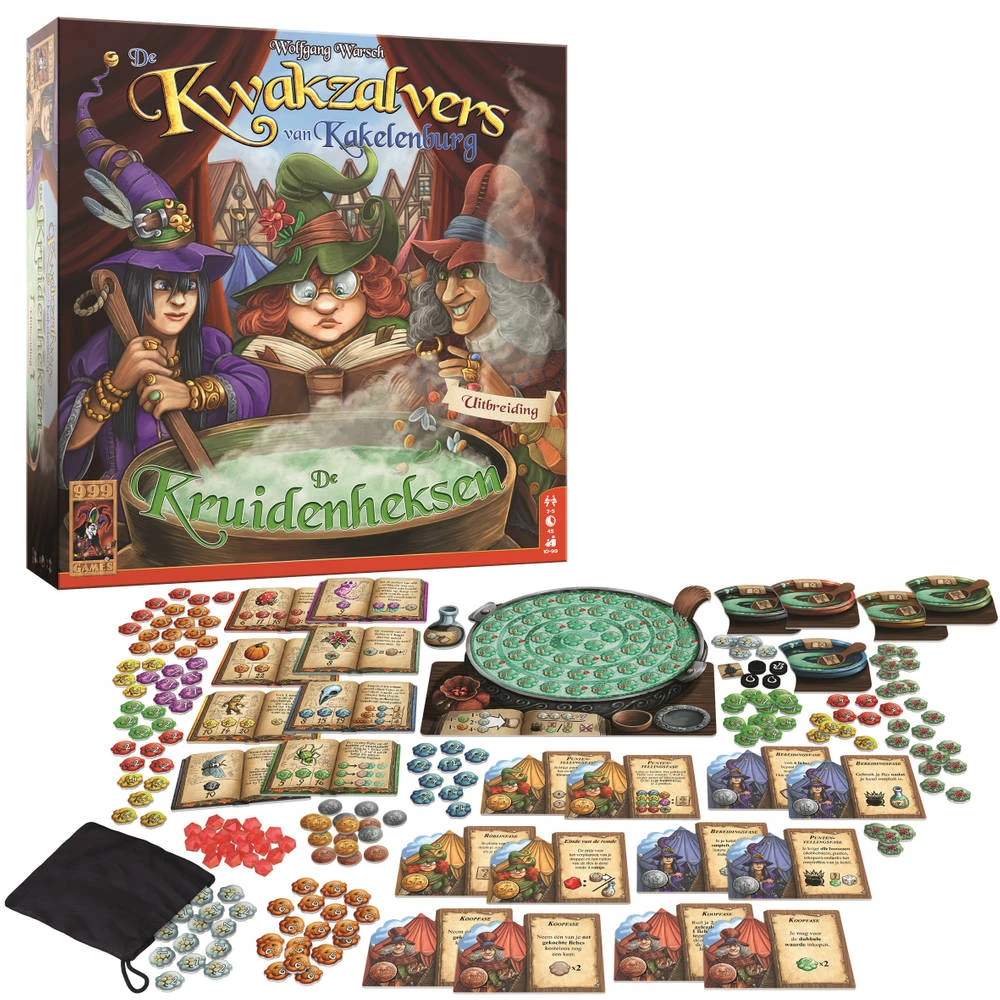 999 Games De Kwakzalvers Van Kakelenburg: De Kruidenheksen Uitbreiding 1 999 Games De Kwakzalvers Van Kakelenburg: De Kruidenheksen Uitbreiding