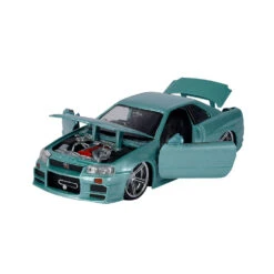No Brand Jada Fast And Furious Brians 1999 Nissan Skyline GT-R - 1:24 -Speelwereld Plezier 1996694 8ce062cf