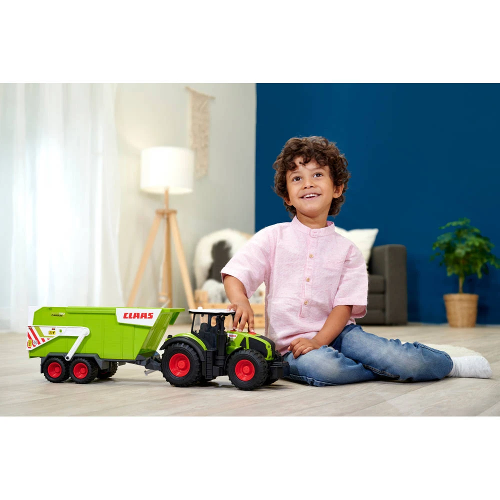 Dickie Toys Claas Tractor Met Aanhanger - 64 Cm 6 Dickie Toys Claas Tractor Met Aanhanger - 64 Cm - Afbeelding 6