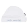 No Brand VIB Hello World Ronde Muts - Wit