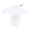 No Brand VIB Geluk Zit In Een Klein Rompertje - Wit